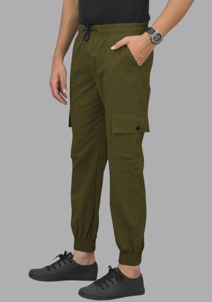 Men's Green Four Pocket Cargo Pants