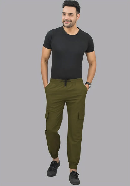 Men's Green Four Pocket Cargo Pants