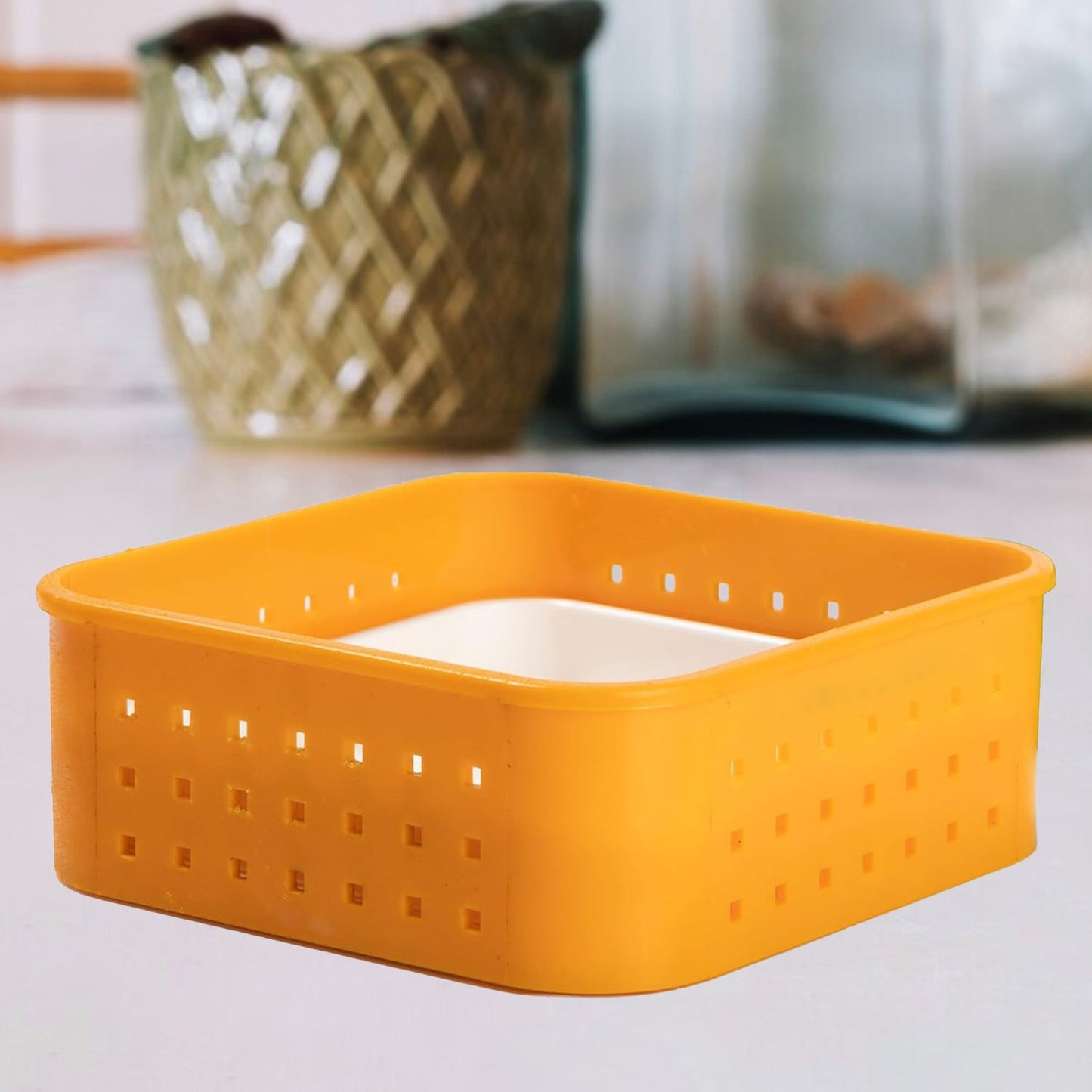 Square Shape Paneer Maker with Lid, Tofu & Sprouts Mould