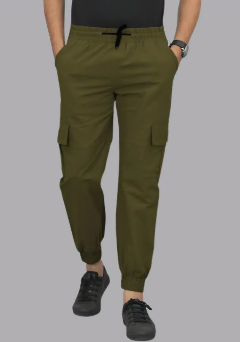 Men's Green Four Pocket Cargo Pants